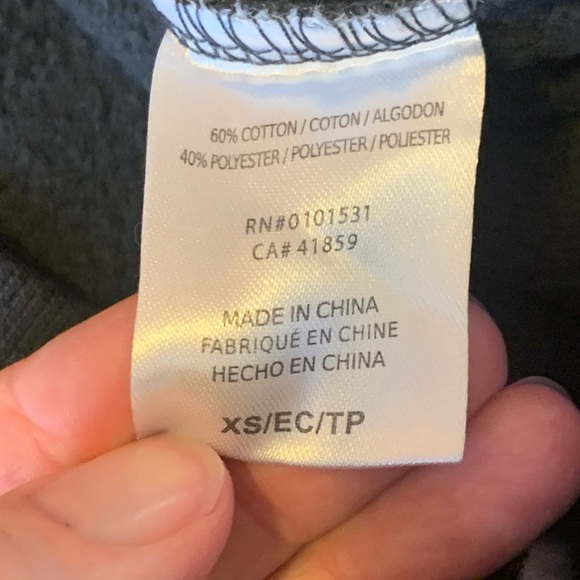 Mighty Fine sweatshirt X-Small Dancing Skeletons Black Oversized Halloween - Picture 4 of 7